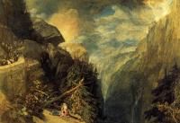 Turner, Joseph Mallord William - The Battle of Fort Rock, Val d'Aoste, Piedmont